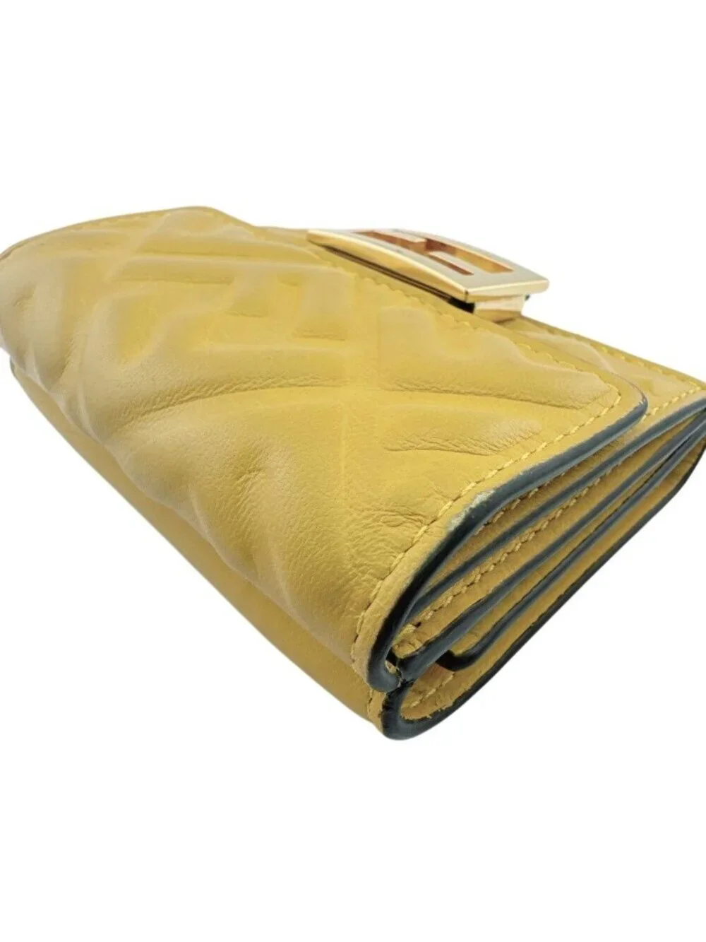 Fendi Compact Wallet Baguette Micro Trifold